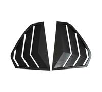 2PCS Car Rear Window Shutter Cover Trim Compatible For Volkswagen VW Golf MK8 2020-2023 Window Louver Side Vent Trim(Gloss Black)