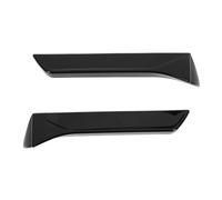 2Pcs Car Rear Window Side Splitter Wing Exterior Trim Left Right Auto For SEAT for LEON 5F FR Mk3 MK3.5 2013-2021(Piano Black)