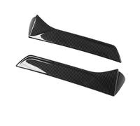 2Pcs Car Rear Window Side Splitter Wing Exterior Trim Left Right Auto For SEAT for LEON 5F FR Mk3 MK3.5 2013-2021(Carbon fiber print)