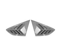 2Pcs Car Rear Window Side Vent Shutter Louver Cover Trim For A5 S5 F5 Sportback 4 Door 2017-2024(Carbon Fiber Black)