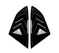 2Pcs Car Rear Window Side Vent Shutter Louver Cover Trim For A5 S5 F5 Sportback 4 Door 2017-2024(Glossy Black)