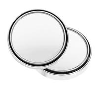 2pcs Car Rearview Blind Spot Mirror round Silver Frame Adjustable Pair