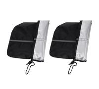 2pcs Car Rearview Mirror Dust Covers Oxford Cloth Protective Covers