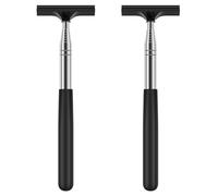 2Pcs Car Rearview Mirror Wiper Retractable Car Side Mirror Squeegees Portable Car Window Squeegee Telescopic Car Squeegee Wiper Windshield Squeegee for Car Vehicle Rearview Mirror