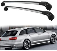 2pcs Car Roof Bars For Audi A6 Avant 4G5 4GD C7 2011-2018, Luggage Carrier Transportrack Transversal Aluminum Cross Bars Roof Rack Rail Carrier