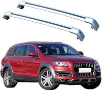 2pcs Car Roof Bars For Audi Q7 5 4L SUV 2006-2011-2014, Luggage Carrier Transportrack Transversal Aluminum Cross Bars Roof Rack Rail Carrier