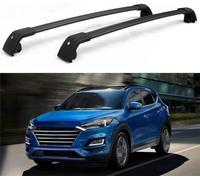 2pcs Car Roof Bars For Hyundai 4th Tucson NX4 2020 2021 2022, Luggage Carrier Transportrack Transversal Aluminum Cross Bars Roof Rack Rail Carrier