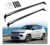 2Pcs Car Roof Bars, for Jeep Compass 2017-2022 2023 Car Roof Rack Cross Bars Aluminum Automotive Roof Rack Lockable Car Top Luggage Carrier Rails