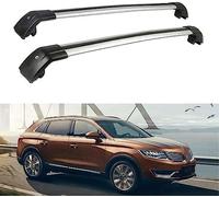 2pcs Car Roof Bars For Lincoln MKX 2015-2018, Luggage Carrier Transportrack Transversal Aluminum Cross Bars Roof Rack Rail Carrier