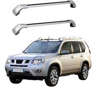 2pcs Car Roof Bars For Nissan X-Trail T31 2007 2008 2009 2010 2011 2012 2013, Luggage Carrier Transportrack Transversal Aluminum Cross Bars Roof Rack Rail Carrier