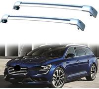 2pcs Car Roof Bars For Renault TALISMAN 5-dr MPV 2017, Luggage Carrier Transportrack Transversal Aluminum Cross Bars Roof Rack Rail Carrier