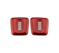 2Pcs Car Roof Microphone Cover Sticker Trim For X1 X3 X4 X5 X6 X7 3 5 Series F48 G01 G02 F15 G05 F16 G07 F30 G20 F10 G30 FIXCOR(Red)