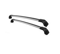 2pcs Car Roof Rack Aluminum Side Bar Cross Bar Roof Rack Luggage Rack For Hyundai For Tucson L NX4 SUV 2020-2024(Black+Silver)
