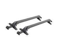2Pcs Car Roof Rack Cross Bar Anti-Theft Lockable Bars With Keys Aluminum Alloy Universal Car Rack Luggage Carrier(Black Type F 120CM)