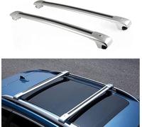 2Pcs Car Roof Rack Cross Bars for Land Rover LR2 Freelander 2 2006-2016, Aluminium Top Side Rail Bar Roof Rail Rack Crossbars Cross Bar