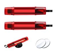 2Pcs Car Safety Hammer 2-in-1 Emergency Escape Tool with Seatbelt Cutter & Window Breaker - Portable Hammer for Car, Home, Office - Ideal for Drivers, Families, Women
