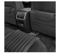 2pcs Car Seat Back Anti Kick Mat for BMW Cabrio E64 F12, PU Leather Back Seat Pad Kick Protector Pad Anti-Dirty Interior Accessories,A/black