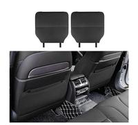 2Pcs Car Seat Back Anti Kick Pad, for Mercedes Benz AMG GT A C GLC AMG ML AMG CLA Rascals Car Seat Kick Mats Back Seat Protector, PU Leather Interior Seat Protector Cover,A
