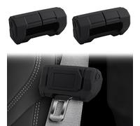 2PCS Car Seat Belt Buckle Covers, Anti-Scratch Silicone Seat Belt Clip Protector, Universal Protective Sleeve, Compatible with BMW, Audi, Ford
