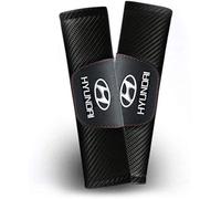 2pcs Car Seat Belt Cover Shoulder Pads, For Hyundai Sonata Elantra IX35 IX25,Carbon Fiber Seat Belt Shoulder Guards,Auto Interior.