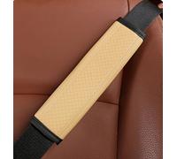 2pcs Car Seat Belt Pads,Compatible with Mini One/Cooper/Cooper S/Clubman/Countryma,Car Accessories,Beige