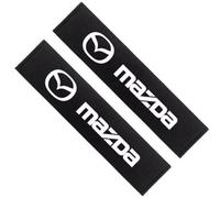 2Pcs Car Seat Belt Pads for Mazda CX-30 2024 2023 2022 2021 2020 2019, Strap Covers with Magic Prevent Strap Irritation Multifunctional Shoulder Pad,A