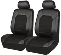 2Pcs Car Seat Cover for Suzuki Vitara 2020-2026, Fabric NonSlip Front Protectors Washable Breathable Comfortable Protector,A/Black