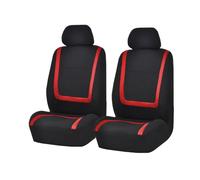 2pcs Car Seat Cover Sets for Renault Captur 2 2020-2024 2025, Front Auto Seat Covers Set Car Seat Protector Car Seat Interior Accessories,B/Red
