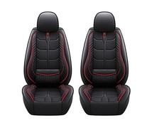 2pcs Car Seat Covers for Ford Edge SUV/Edge ST-Line, Comfortable Breathable Nonslip Leather Car Front Seat Covers Interior Accessories,B Red