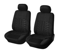 2Pcs Car Seat Covers for Ford Focus 2011-2018, Auto Seat Cover Front Pair Driver Passenger Seat Protector Breathable Non-Slip Dirt-Resistant,A/Black