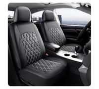 2pcs Car seat covers, for Hyundai i30 Mk3 III 2017-2025 Luxury seat covers Seat Covers Waterproof Breathable And Anti-Sweat Easy Fit Wear-resistant,A Black