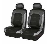 2Pcs Car Seat Covers for MG MGS5 EV 2025, Auto Seat Cover Front Pair Driver Passenger Seat Protector Waterproof Non-Slip Dirt-Resistant,B/Grey