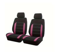 2pcs Car Seat Covers for Renault Kangoo 3.0 Petrol 1997-2025, Front Auto Seat Covers Set Breathable Wear Resistant Non-Slip Seat Cushion Seat Accessories,G/Pink