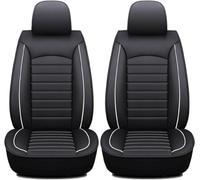 2pcs Car Seat Covers for Rolls-Royce Cullinan | Ghost | Phantom | Spectre, Comfortable Breathable Nonslip Leather Car Front Seat Covers Interior Accessories,B White