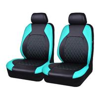 2Pcs Car Seat Covers for Toyota Corolla/Corolla Verso/Corolla Hybrid/Corolla Touring Sports, Leather NonSlip Front Protectors Comfortable Breathable Front Seat Covers,E Green