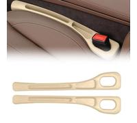 2Pcs Car Seat Gap Filler for BMW 1er Coupe E82 BJ 2007-2013, Car Gap Filler Organizer Vehicle Mounted Gap Leak Proof Filling Strip(Beige)