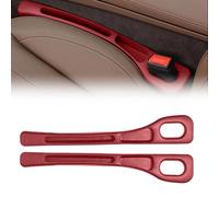2Pcs Car Seat Gap Filler for BMW 3er Coupe E92 BJ 2007-2013, Car Gap Filler Organizer Vehicle Mounted Gap Leak Proof Filling Strip(Red)