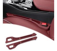 2Pcs Car Seat Gap Filler for Hyundai ix20 2000-2023, Seat Sealing Plug Strip Fill Drop Blocker Leak Proof Gaps Between Seat And Console Accessoire,B/red