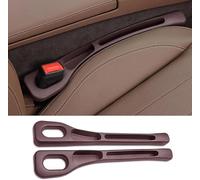 2Pcs Car Seat Gap Filler for Mustang Mach-E CX727 Puma Gen-E B-Max B232, Leakproof Plugging Strips Interior Storage Organizer Preventing Dropping Things,A/Brown