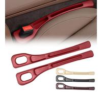 2PCS Car Seat Gap Filler Organiser, 2025 New Car Interior Accessories Universal Side Gap Filler, Vehicle Boot Organiser, Mounted Leak Proof Filling Strip, Storage for Seats Filler (Red)