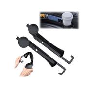 2PCS Car Seat Gap Filler Organizer with Cup Holder,Dual Slot Car Seat Gap Organizer,Car Seat Gap Organizer for Prevent Falling,Universal Auto Gap Filler Strip Carseat Side Gap Guard Spacer Accessories