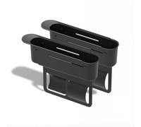 2pcs Car Seat Gap Storage Box, For Ford Explorer 2016-2023 Adjustable length doubles storage space, multifunctional storage, easy installation,A Black