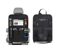 2Pcs Car Seat Organiser for Suzuki Swift Splash, Car Tidy Organiser With Kick Mat, Multi Pocket All Purpose Holder for iPad