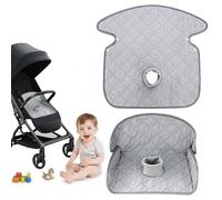 2Pcs Car Seat Protector for Potty Training, Waterproof Absorbent Piddle Seat Pad, Universal Fit Strollers Carseat Liner, Machine Washable Non-Slip Cover for Toddler Accidents Nappy Leaks Travel, Grey