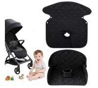 2Pcs Car Seat Protector for Potty Training, Waterproof Absorbent Piddle Seat Pad, Universal Fit Strollers Carseat Liner, Machine Washable Non-Slip Cover for Toddler Accidents Nappy Leaks Travel, Black