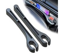 2Pcs Car Seat Side Gap Filler Organiser for Vauxhall Corsa-C Corsa-D Corsa-E Corsa-F, Leather Seat Gap Stopper Leakproof Plugging Strips, Fill the Gap Between Seat & Console Stop Things from Dropping