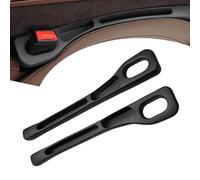 2pcs Car Seat Side Gap Filler Organizer, Car Seat Gap Filler, PVC Material, 41x6.5x3.3cm, Prevents Items from Falling, Holds Glasses/Keys/Cards/Phones, Fits Between Seat and Console