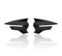 2pcs Car Side Door Rear View Mirror Cover Cap Add On For SEAT For Leon MK3 5F ST FR For Cupra For Ibiza Mk5 For Arona KJ7 2017-2020(ABS Black)