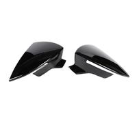 2pcs Car Side Door Rear View Mirror Cover Cap Add On For SEAT For Leon MK3 5F ST FR For Cupra For Ibiza Mk5 For Arona KJ7 2017-2020 Auto Parts(Gloss Black)