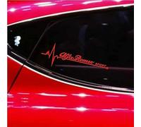 2Pcs Car Side Window Sticker PVC Decal for Alfa Romeo Giulia Giulietta 159 156 Mito Stelvio 147 GT Auto Accessories